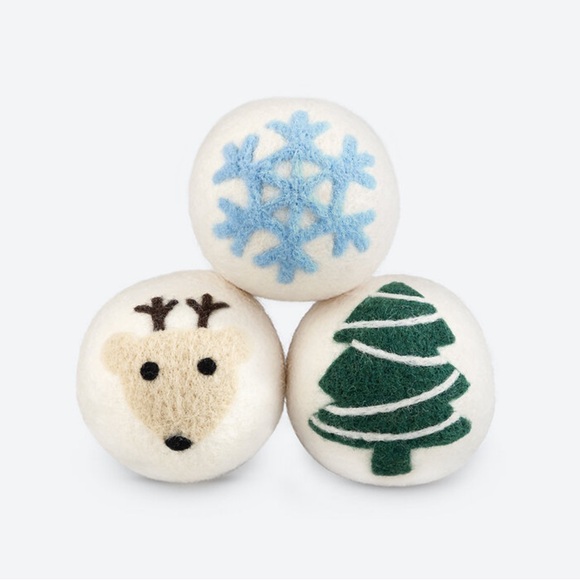 *NEW* Norwex Holiday Dryer Balls in Cream Bag - Picture 3 of 3